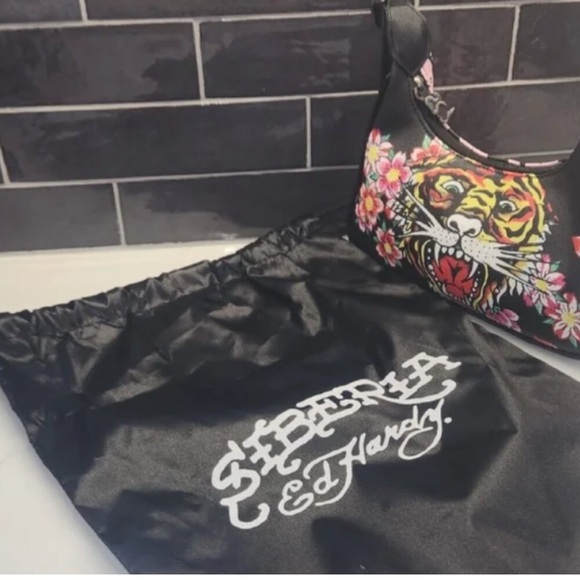 ED HARDY Siberia Tiger Shoulder Bag | NWOT | MSRP $159 | w/ Dust Bag - Picture 8 of 8
